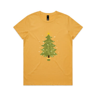 Time to decorate the Christmas tree - Womens Maple Tee Thumbnail