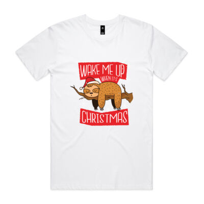 Wake me up when it's Christmas - Mens Staple T shirt Thumbnail